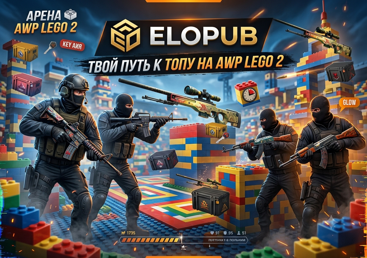 AWP Lego 2 в CS2 — сервера для снайперов и любителей быстрых дуэлей
